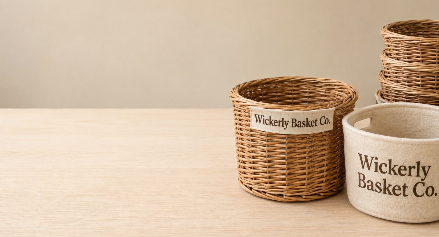 Custom printed easter baskets with logo