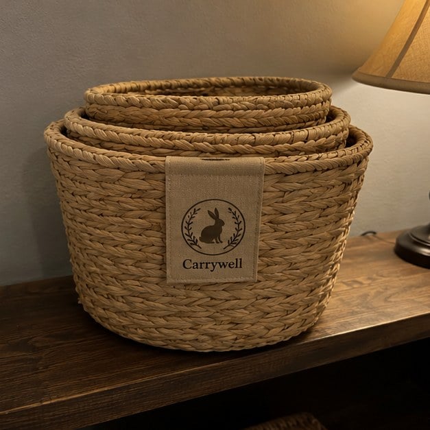 Easter baskets with logo — customer photo