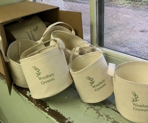 Promotional custom easter baskets with company logo